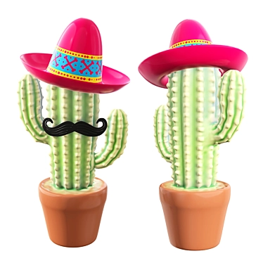 decorative stylized cactus