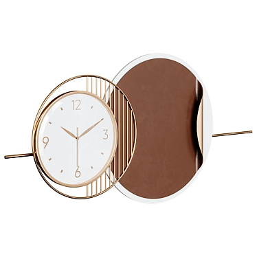 Translated Description: Brand: Homary

Unique Title: Homary Metal Wall Clock 3D model image 1 