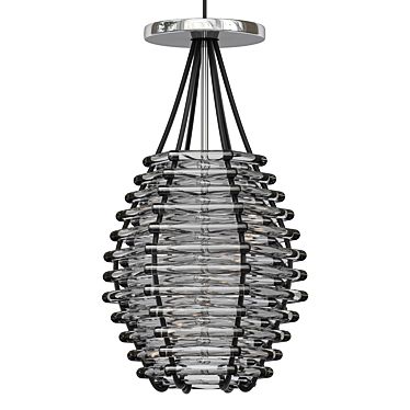 Diamond Basket Chandelier 3D model image 1 