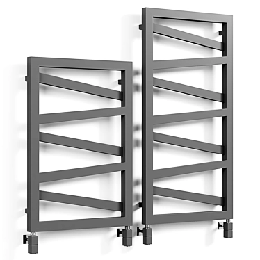 Modern Steel Towel Warmer Product 3D model image 1 