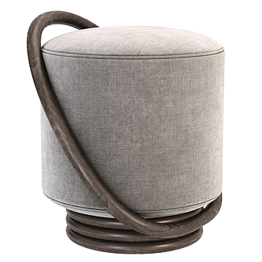 Modern Porada Smile Pouf 3D model image 1 