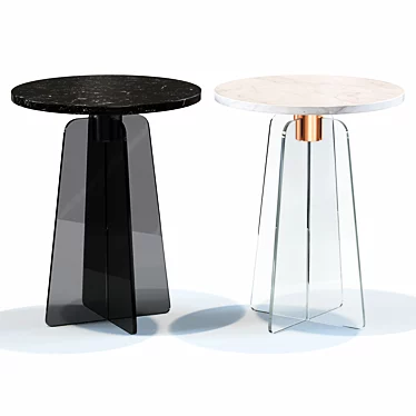 Minimalist Side Table Design 3D model image 1 