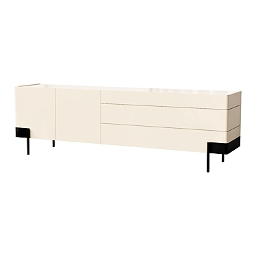 Luxury Valley Sideboard for Living 3D model image 1 