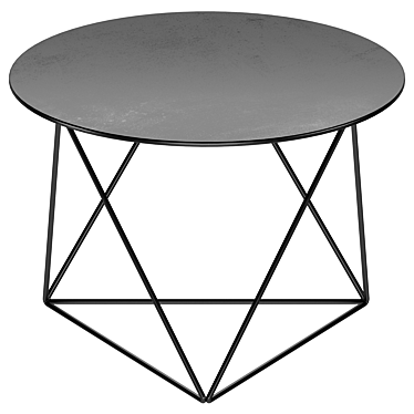 Modern Octahedron Side Table, 430mm 3D model image 1 