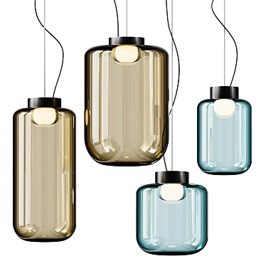 Modern Xilo Pendant Lamp Set 3D model image 1 