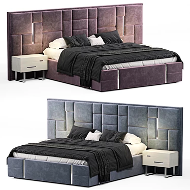 Modern Chelsea Bed 2015 Version 3D model image 1 