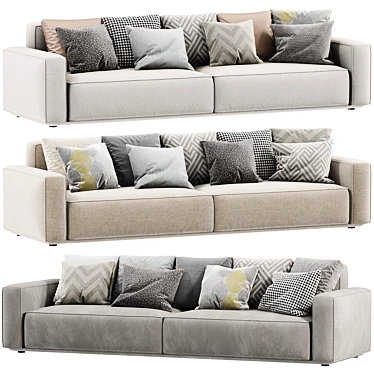 Sleek Arflex Marechiaro Sofa Design 3D model image 1 