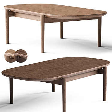 Modern Minimalist Coffee Table 3D model image 1 