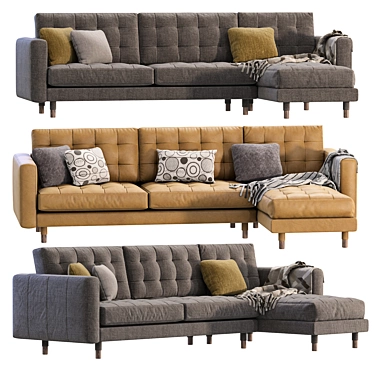 Elegant MORABO Sofa for Home 3D model image 1 