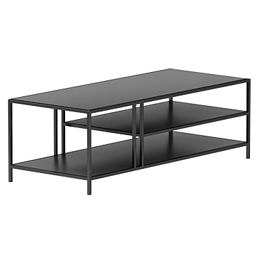 Contemporary Profile Coffee Table - Modern Design 3D model image 1 