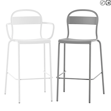 Colos Stecca 5/6 Modern Armchairs 3D model image 1 