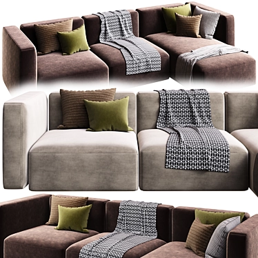 Corona Collection Sofa - 3Ds Max 3D model image 1 