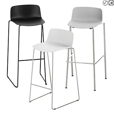 Modern Vesper 3 Multifunctional Chair 3D model image 1 