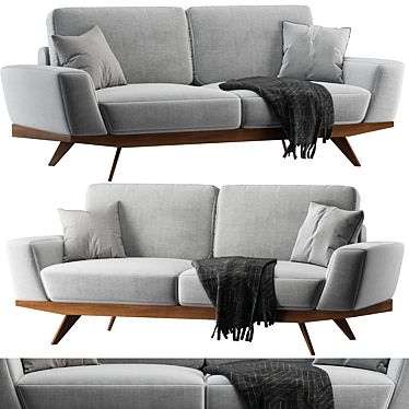 Stylish 2014 Petra Sofa Set 3D model image 1 