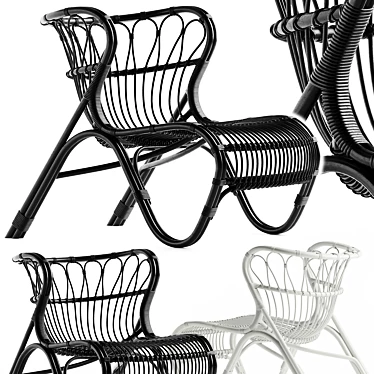 Elegant Saint Kitts Chair, Modern 3D model image 1 