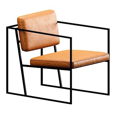 Bauhaus Style Occasional Chair 3D model image 1 