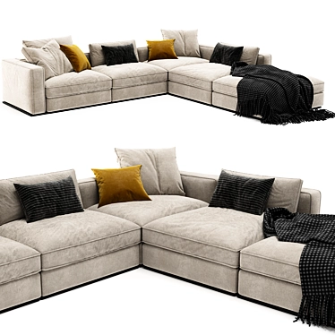  Flexform Beauty Sofa 3D Model 3D model image 1 