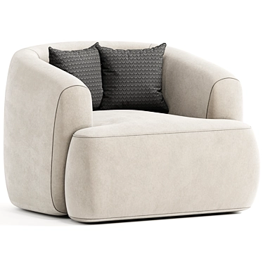 Fauteuil Sofia in donkerbeige Armchair