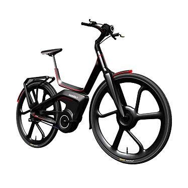 Futuristic Connected E-Bike Gazelle 3D model image 1 