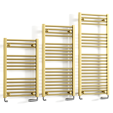 Stylish Bathroom Towel Rail 3D model image 1 