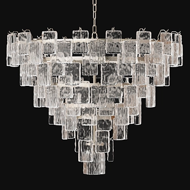 Venetian Glass Murano Chandelier. 3D model image 1 