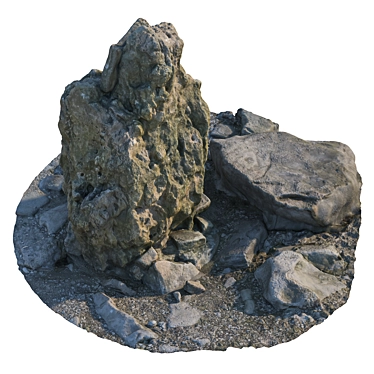 Stone Plaque for Park 3D model image 1 