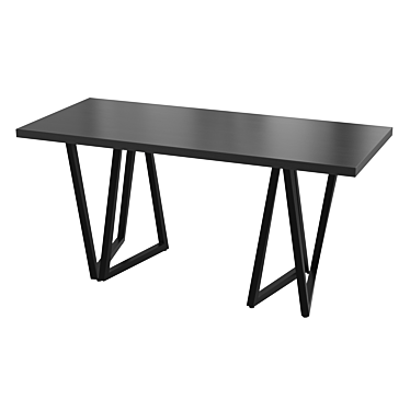 Rectangular dining table