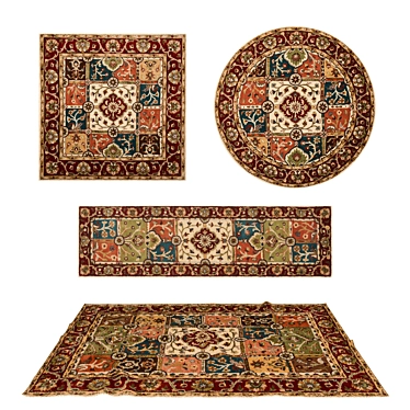 Variety Rugs Set Render Models 3D model image 1 