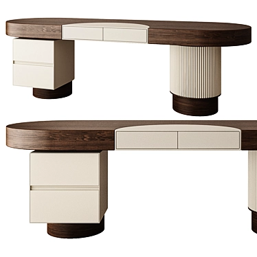 Luxury Olimpia Writing Desks Collection 3D model image 1 