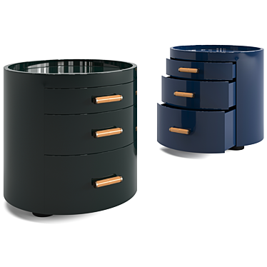 Fendi Casa Rondo Modern Bedside 3D model image 1 