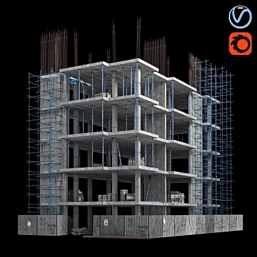 Cityscape Modular Building Kit 3D model image 1 