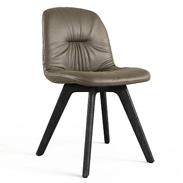 Elegant Chantal Chair by Bontempi 3D model image 1 