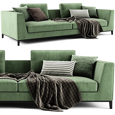 Modern B&B Lucrezia 2-Seater Sofa 3D model image 1 