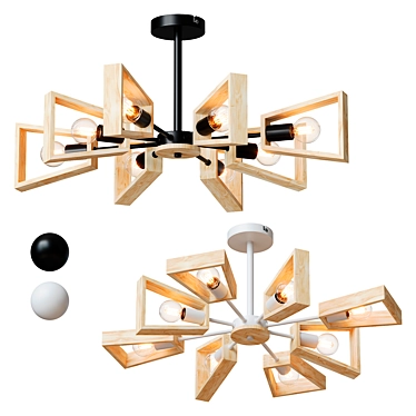 Arte Lamp Brussels Ceiling Chandelier 3D model image 1 