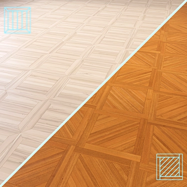 Premium Wood Flooring Model 3D model image 1 