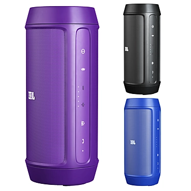 Portable JBL Charge 2 Speaker 3D model image 1 