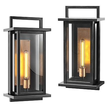 Hinkley Langston 24024BK Medium Wall Mount Lantern