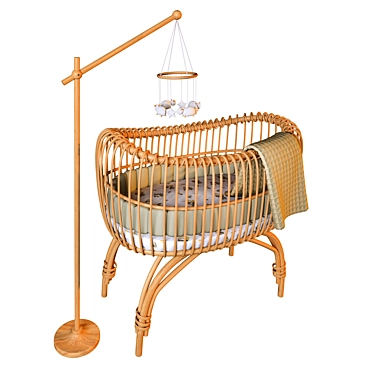 wicker crib