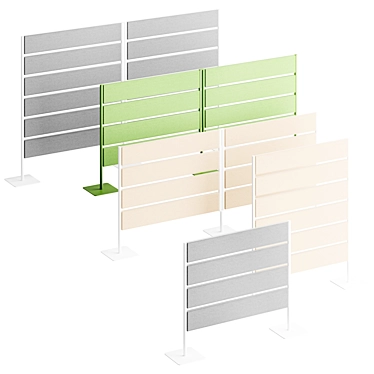 Limbus Table Partition Fence 3D model image 1 