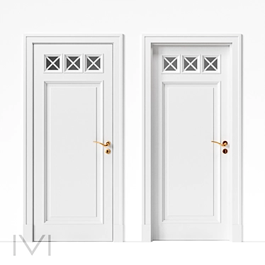 Paris Series Interior Doors 3D model image 1 