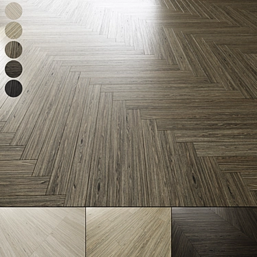 Oak Parquet Collection 006 3D model image 1 