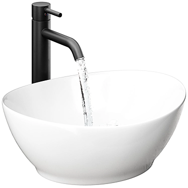 Calani Fiesta Sink with Armatura Faucet 3D model image 1 