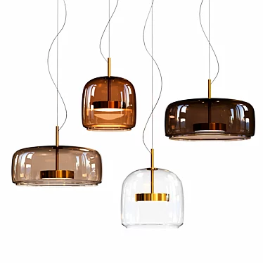 Chic LED Pendant Lighting 3D model image 1 