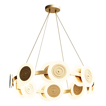 Samiya Chandelier Pendant Light 3D model image 1 