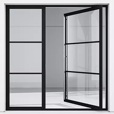 Modern Aluminium Door 171 3D model image 1 