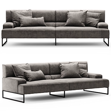 Frigerio Cloud Sofa - Modern Design 3D model image 1 