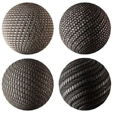 Rattan Weaving Material Pack 3D model image 1 