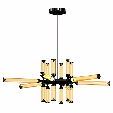 Contemporary LED Ceiling Light 3D model image 1 