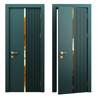 Elegant Flirance Door 3D model image 1 