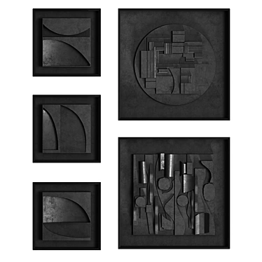 Dimensional Relief Artwork 3D model image 1 